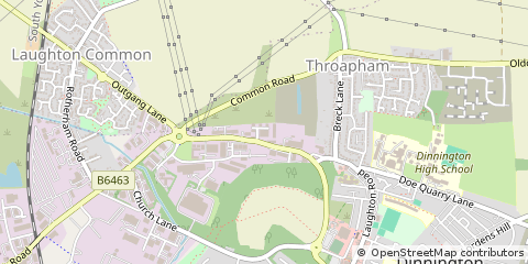 Map of Sheffield