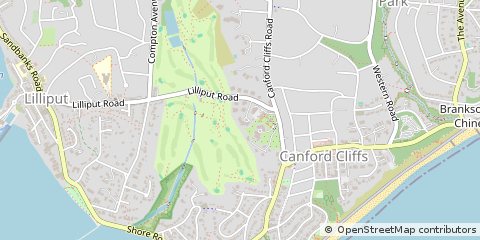 Map of Poole, Dorset
