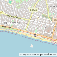 Map of Brighton, East Sussex