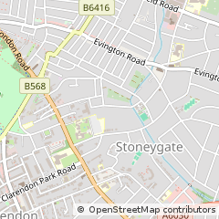 Map of Leicester