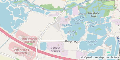 Map of Reading, Berkshire