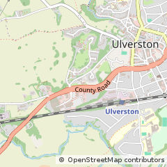 Map of Ulverston, Cumbria
