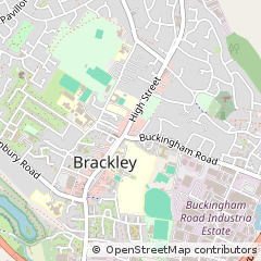 Map of Brackley, Northamptonshire