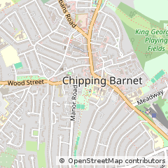 Map of Barnet, Hertfordshire