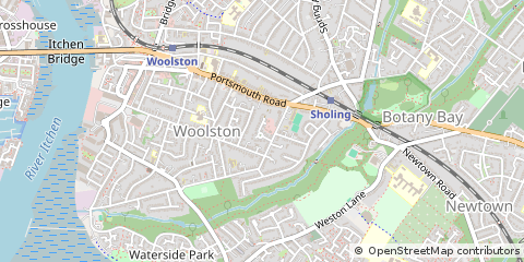 Map of Southampton