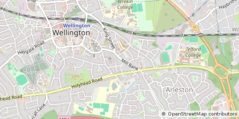 Map of Telford