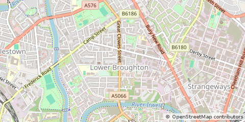 Map of Salford