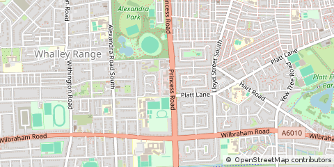 Map of Manchester
