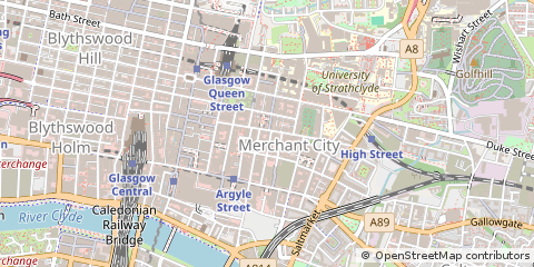 Map of Glasgow