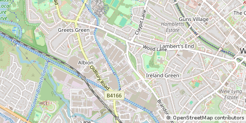 Map of West Bromwich, West Midlands