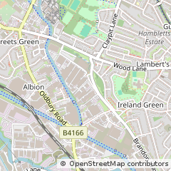 Map of West Bromwich, West Midlands