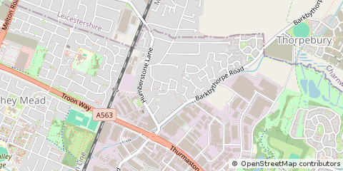Map of Leicester