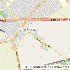 Map of Warrington, Cheshire