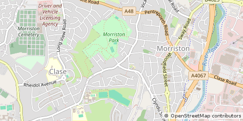 Map of Swansea