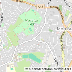 Map of Swansea