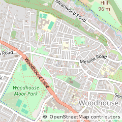 Map of Leeds