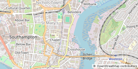 Map of Southampton