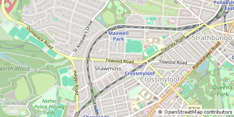 Map of Glasgow