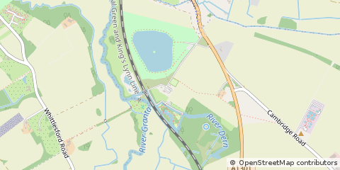 Map of Cambridge, Cambridgeshire