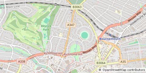 Map of Bournemouth
