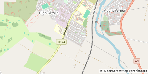 Map of Thurso, Caithness