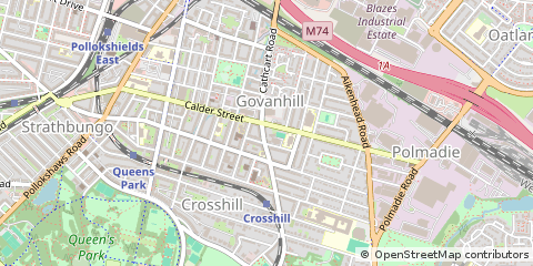 Map of Glasgow
