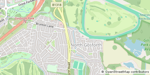 Map of Newcastle Upon Tyne