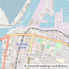 Map of Grimsby, North East Lincolnshire