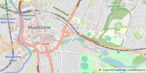 Map of Maidstone