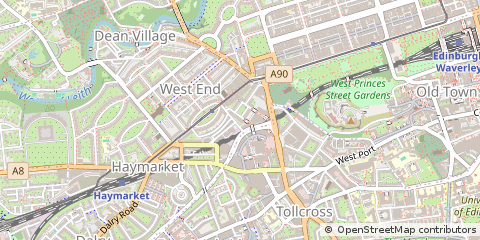 Map of Edinburgh