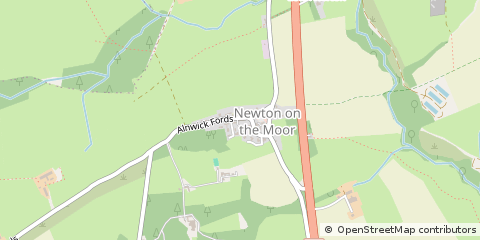 Map of Northumberland