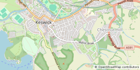 Map of Cumbria