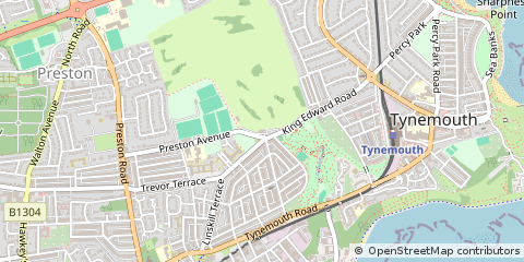 Map of Tyne & Wear