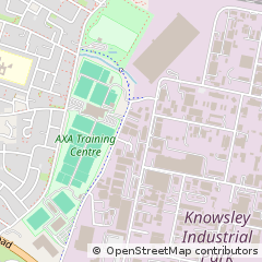 Map of Kirkby, Merseyside