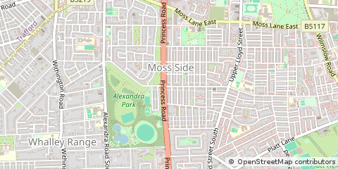 Map of Manchester