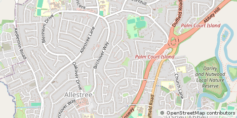 Map of Derby