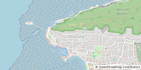 Map of Weston-Super-Mare, Wiltshire