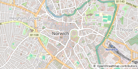 Map of Norwich