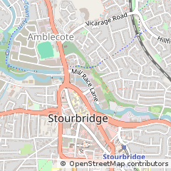 Map of Stourbridge, West Midlands