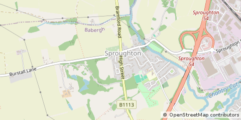 Map of Ipswich, Suffolk