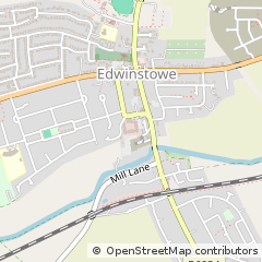 Map of Mansfield, Nottinghamshire