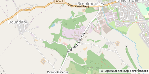 Map of Stoke-on-Trent, Staffordshire