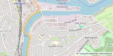 Map of Aberdeen