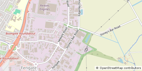 Map of Peterborough