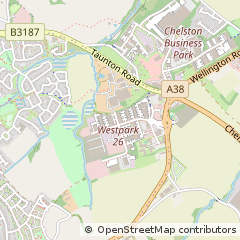 Map of Wellington, Somerset
