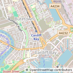 Map of Cardiff