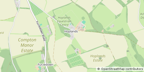 Map of Stockbridge, Hampshire