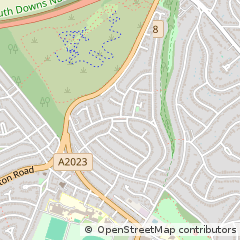 Map of Hove, East Sussex