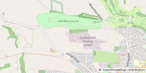 Map of Richmond, North Yorkshire