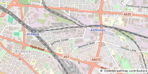 Map of Manchester